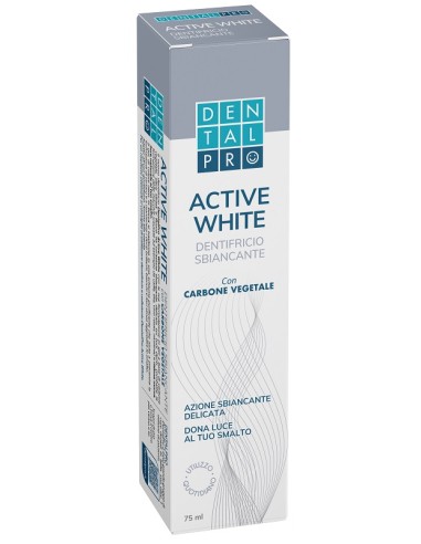 DENTALPRO DENTIFRICIO ACTIVE WHITE 75 ML - farmanauta.it
