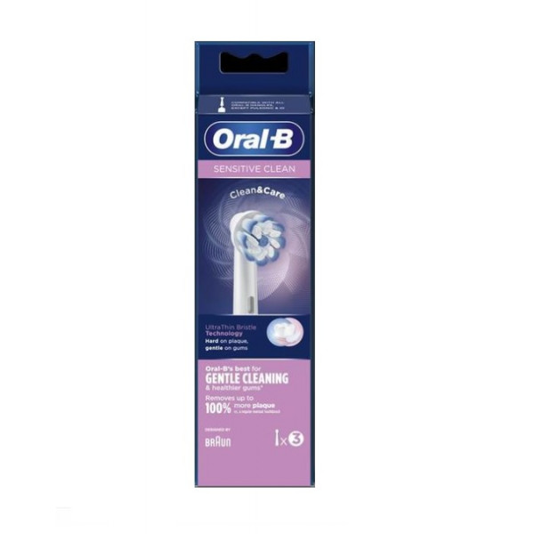 ORALB REFILL EB-60-3 SENSITIVE CLEAN - farmanauta.it