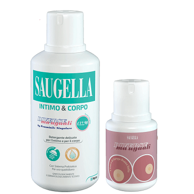 SAUGELLA DIVERSE MA UGUALI BUNDLE INTIMO&CORPO 500 ML+100 ML IN OMAGGIO - farmanauta.it