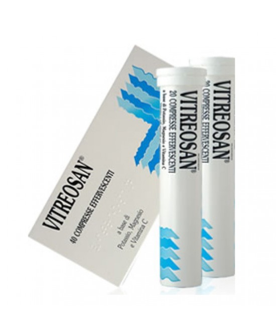 VITREOSAN ARANCIA VITAMINA C 40 COMPRESSE EFFERVESCENTI - farmanauta.it