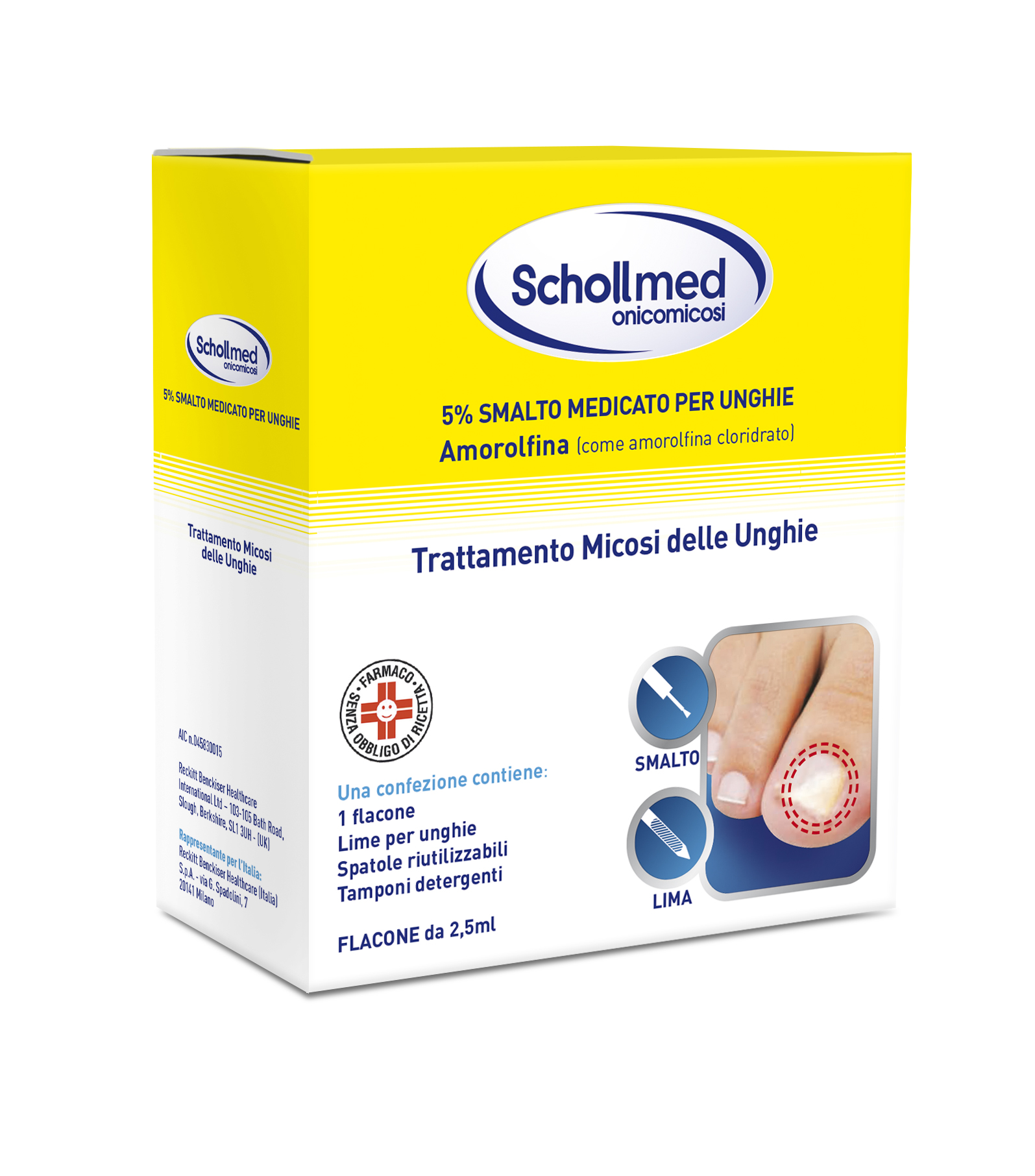 SCHOLLMED ONICOMICOSI*2,5ML 5% - farmanauta.it