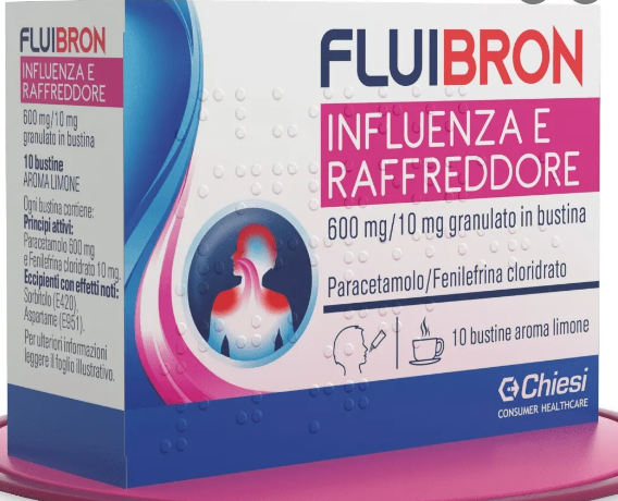 FLUIBRON INFLUENZA E RAFF*10BS - farmanauta.it