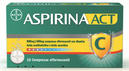 ASPIRINAACT*10CPR EFF800+480MG - farmanauta.it