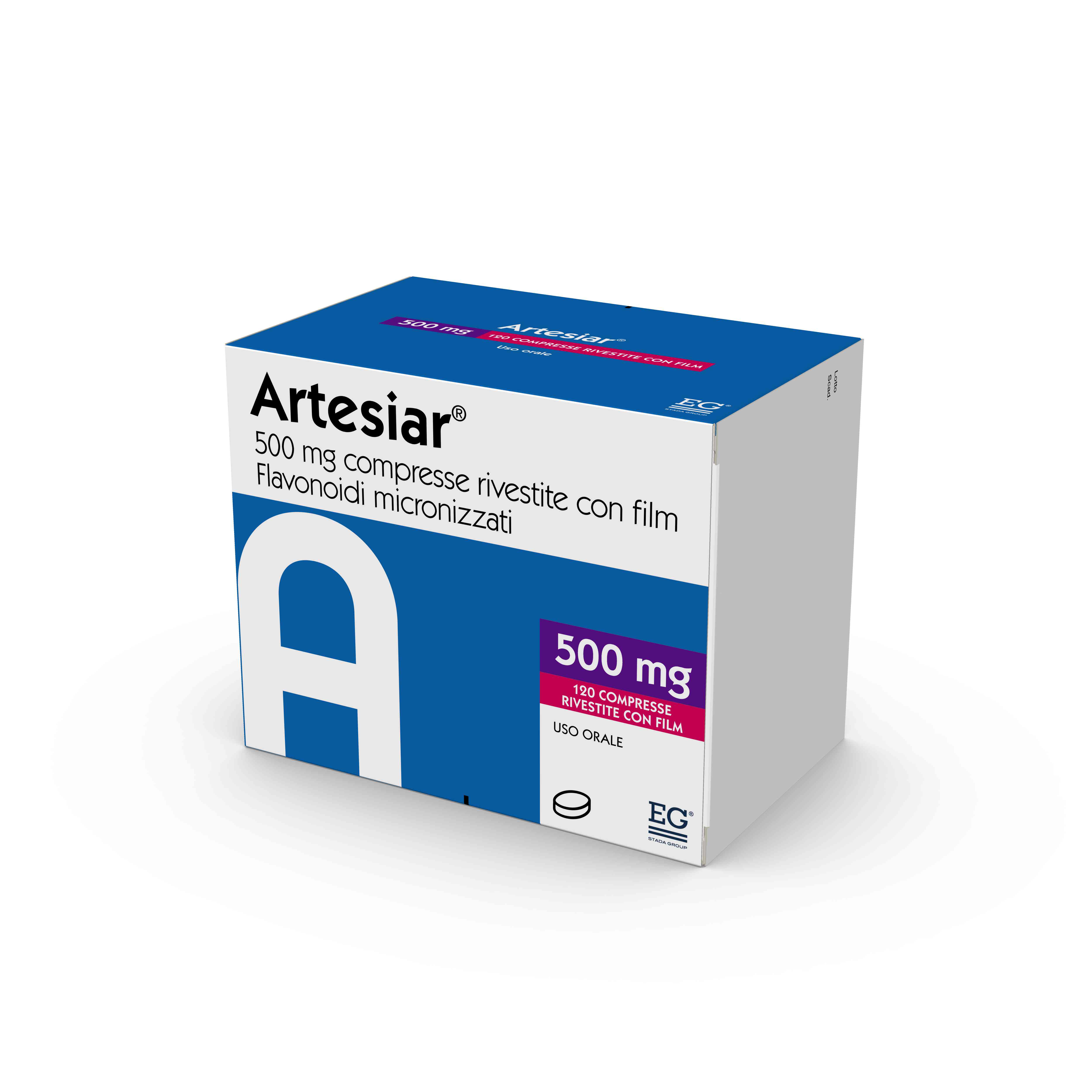 ARTESIAR*120CPR RIV 500MG - farmanauta.it