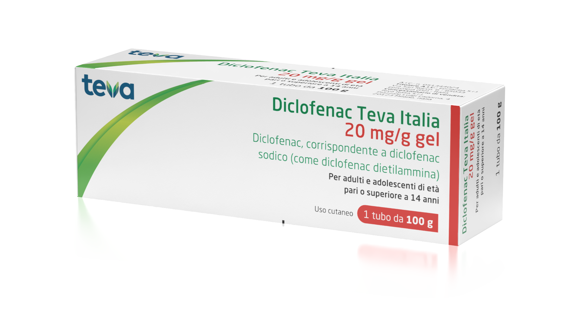 DICLOFENAC TE*GEL 100G 20MG/G - farmanauta.it