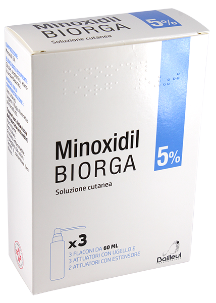 MINOXIDIL BIORGA*SOL CUT 3FL5% - farmanauta.it