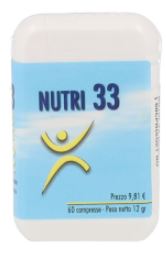 NUTRI 33 60 COMPRESSE - farmanauta.it