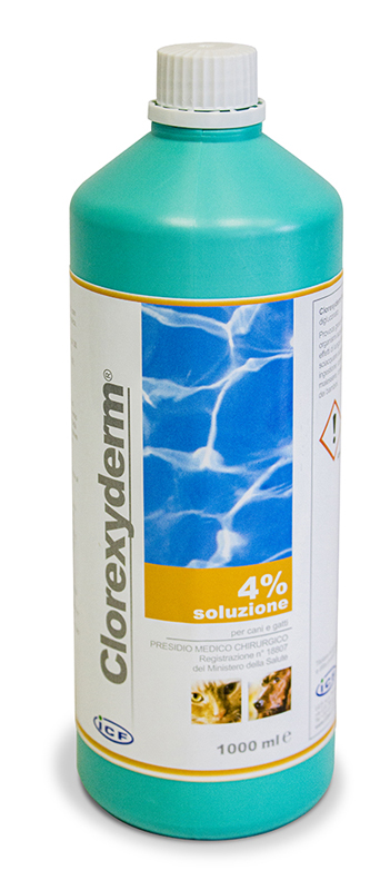 CLOREXYDERM SOLUZIONE 4% 1000 ML - farmanauta.it