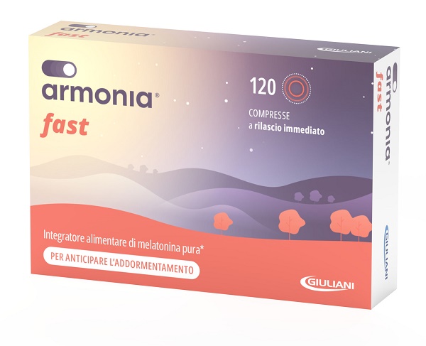ARMONIA FAST 1 MG MELATONINA 120 COMPRESSE - farmanauta.it