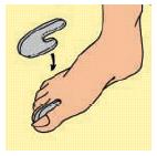 DISTANZIATORE PER DITA GEL TOE SPREADER L - farmanauta.it