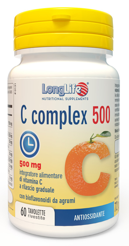 LONGLIFE C COMPLEX 500 TIME RELEASED 60 TAVOLETTE - farmanauta.it