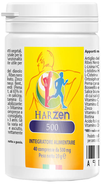 HARZEN 500 40 COMPRESSE - farmanauta.it