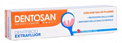 DENTOSAN EXTRAFLUOR DENTIFRICIO 75 ML - farmanauta.it