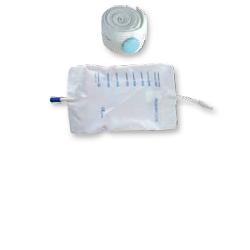 SACCA RACCOGLI URINA DA GAMBA PER INCONTINENZA IN PVC 750 ML TUBO RACCORDO DIRITTO 30 CM+RUBINETTO SCARICO+VALVOLA ANTIREFLUSSO+2 FASCE A BOTTONI 10 PEZZI - farmanauta.it