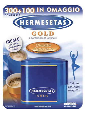 HERMESETAS GOLD 300+100 COMPRESSE 20 G - farmanauta.it