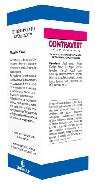 CONTRAVERT 50 ML SOLUZIONE IDROALCOLICA - farmanauta.it