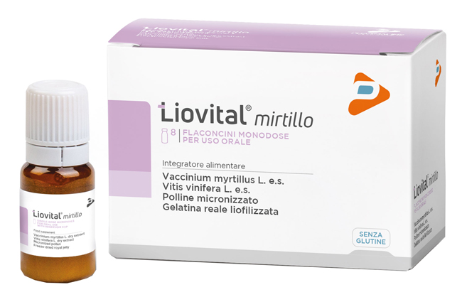 LIOVITAL MIRTILLO 8 FLACONCINI 10 ML - farmanauta.it