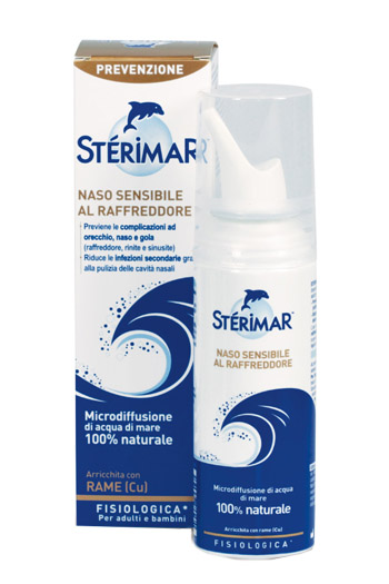 STERIMAR NASO SENSIBILE AL RAFFREDDORE ACQUA DI MARE SPRAY 100 ML - farmanauta.it
