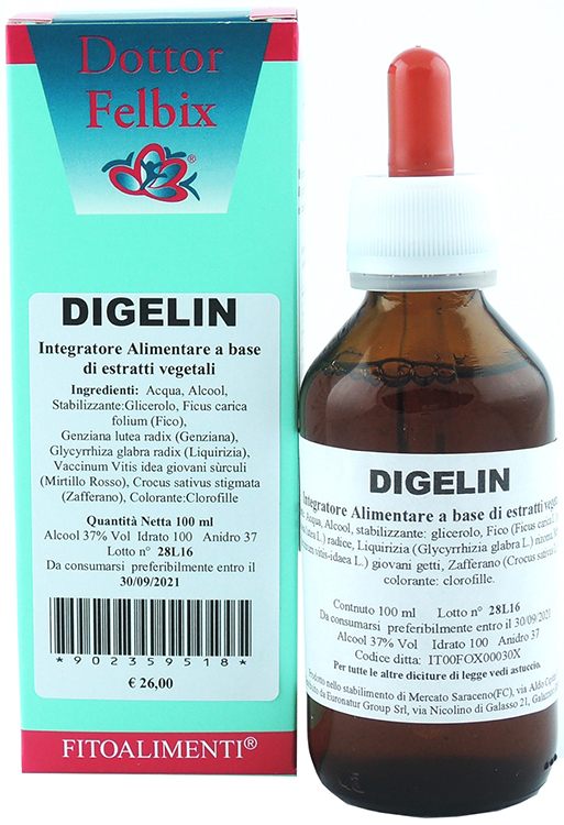 DIGELIN GOCCE 100 ML - farmanauta.it