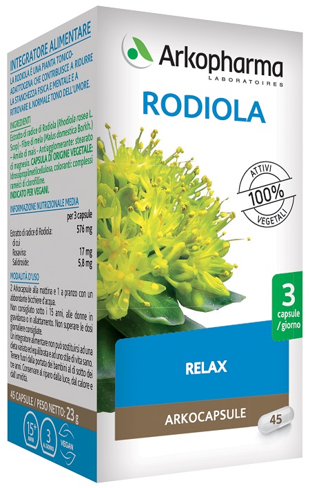 ARKO CAPSULE RODIOLA 45 CAPSULE - farmanauta.it