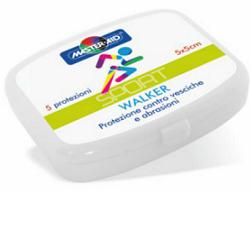 PROTEZIONE TALLONE VESCICHE E ABRASIONI MASTER-AID SPORT WALKER 5X5 5 PEZZI - farmanauta.it