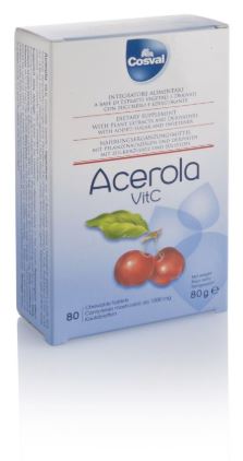 ACEROLA VITAMINA C 80 TAVOLETTE - farmanauta.it