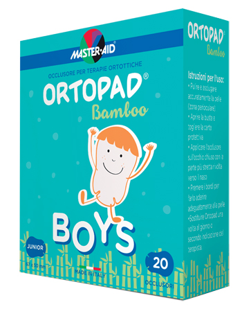 CEROTTO OCULARE PER ORTOTTICA ORTOPAD BOYS 5X6,7 CM 20 PEZZI - farmanauta.it