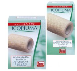 ICOPIUMA BENDA GARZA ELASTICA AUTOFISSANTE CM10X4MT 1 PEZZO - farmanauta.it