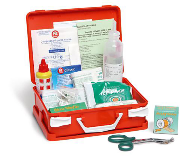 PACCHETTO DI MEDICAZIONE REINTEGRO DEL PACCO BASE COMPLETO ALLEGATO 2 DM 388 DEL 15/07/2003 - farmanauta.it
