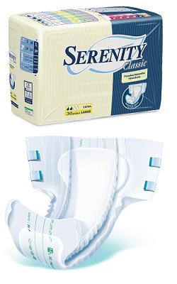 PANNOLONE PER INCONTINENZA SERENITY CLASSIC SUPER TAGLIA EXTRA LARGE 15 PEZZI - farmanauta.it