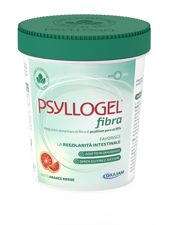 PSYLLOGEL FIBRA ARANCE ROSSE VASO 170 G - farmanauta.it