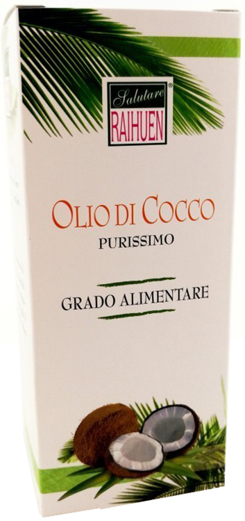RAIHUEN OLIO COCCO PURO GRADO ALIMENTARE 1 LITRO - farmanauta.it