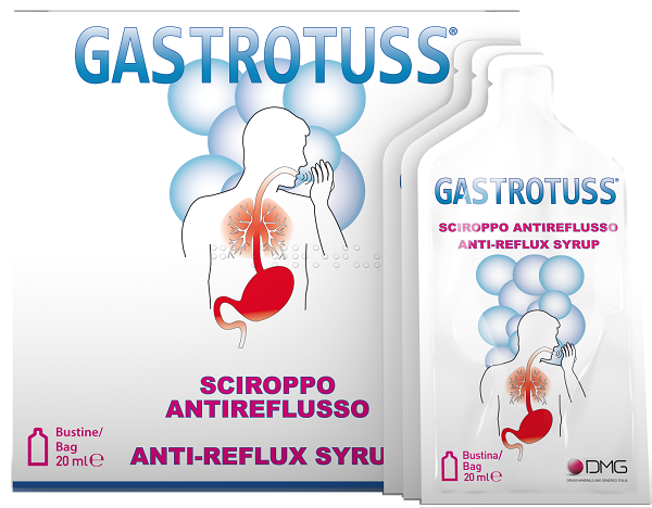 SCIROPPO ANTIREFLUSSO GASTROTUSS 25 BUSTINE MONODOSE 20 ML - farmanauta.it
