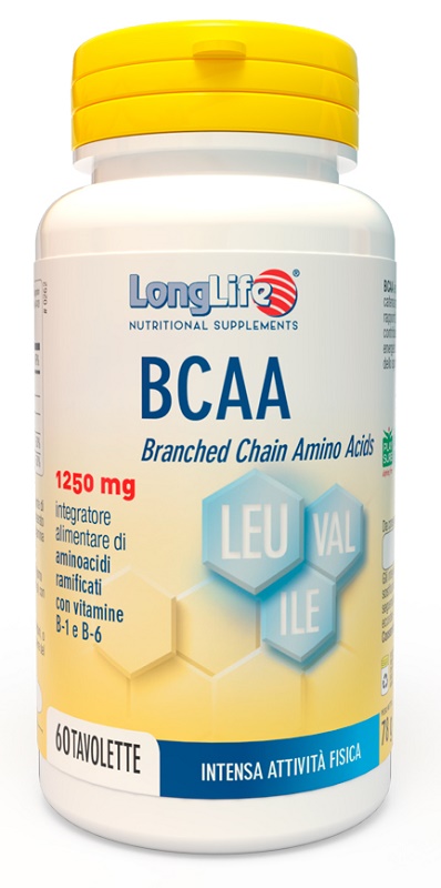LONGLIFE BCAA 1250 MG - farmanauta.it