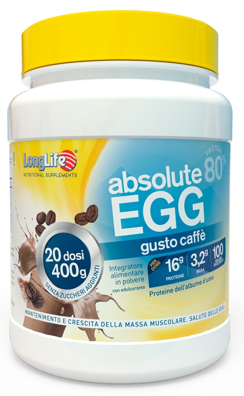 LONGLIFE ABSOLUTE EGG CAFFE' 400 G - farmanauta.it