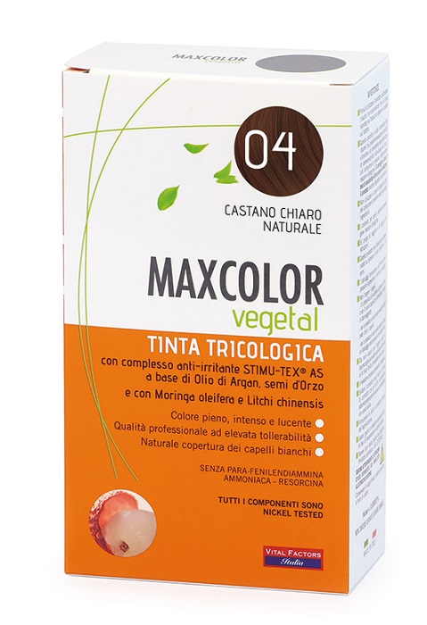MAX COLOR VEGETAL 04 TINTURA 140 ML - farmanauta.it