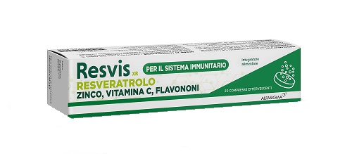 RESVIS XR ALFASIGMA 20 COMPRESSE EFFERVESCENTI DA 4 G - farmanauta.it