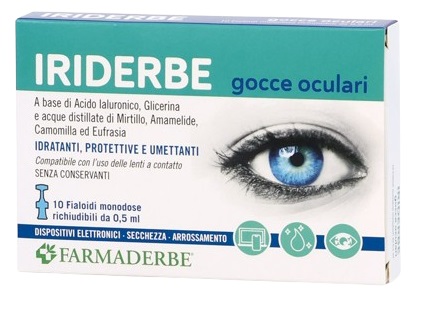 IRIDERBE GOCCE OCULARI MONODOSI 10 FLACONCINI DA 0,5ML - farmanauta.it