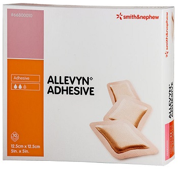 MEDICAZIONE IDROCELLULARE STERILE ALTAMENTE ASSORBENTE ADESIVA IN SCHIUMA DI POLIURETANO 12,5X12,5CM 10 PEZZI - farmanauta.it