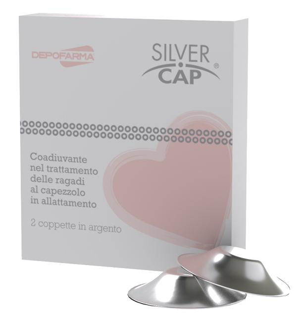 SILVER CAP COPPETTE IN ARGENTO COPRI CAPEZZOLI PER ALLATTAMENTO 2 PEZZI - farmanauta.it