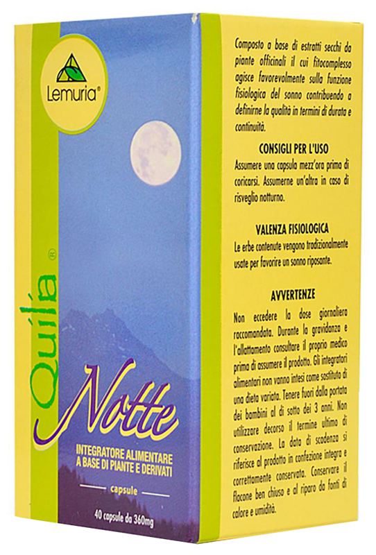 QUILIA NOTTE 40 CAPSULE - farmanauta.it