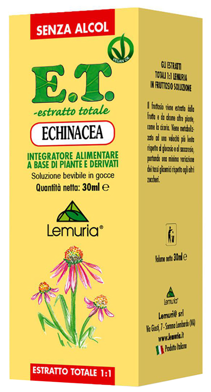 ET ESTRATTO TOTALE ECHINACEA 30 ML SENZA ALCOL - farmanauta.it