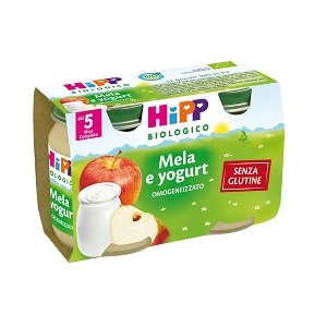 HIPP BIO HIPP BIO OMOGENEIZZATO MELA YOGURT 2X125 G - farmanauta.it