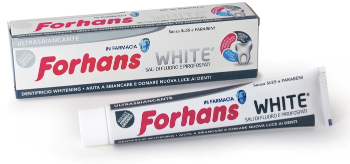 FORHANS SP WHITE DENTIF 75ML - farmanauta.it