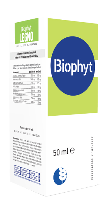 BIOPHYT LEGNO 50 ML SOLUZIONE IDROALCOLICA - farmanauta.it