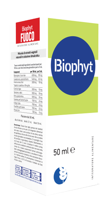 BIOPHYT FUOCO 50 ML SOLUZIONE IDROALCOLICA - farmanauta.it