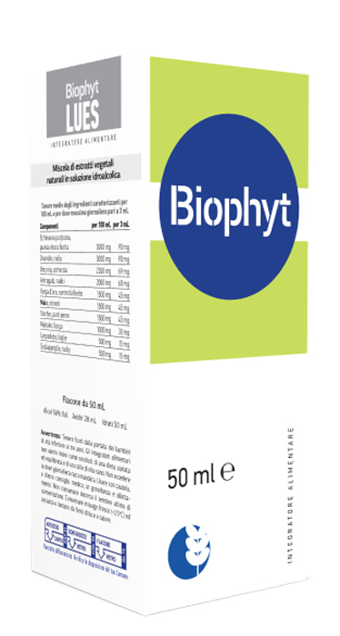 BIOPHYT LUES 50 ML SOLUZIONE IDROALCOLICA - farmanauta.it