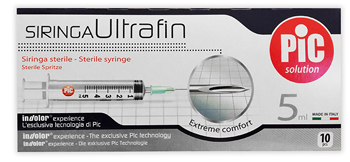 SIRINGA PIC ULTRAFINE 5 ML AGO 14 10 PEZZI - farmanauta.it