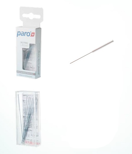 PARO 7-1016 ISOLA LONG SCOVOLINO INTERDENTALE X-FINE ROSSO CILINDRICO DIAMETRO 3 MM - farmanauta.it