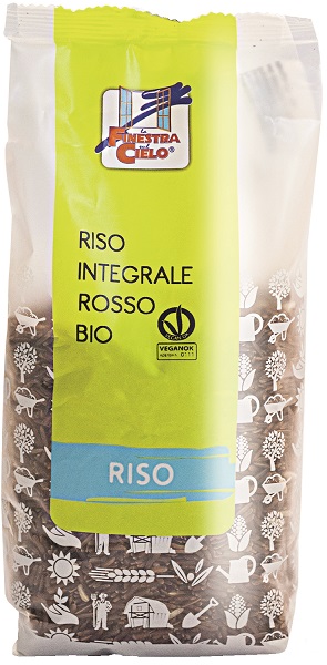 RISO INTEGRALE ROSSO SELVATICO BIO 500 G - farmanauta.it